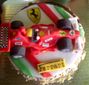 Pastel Ferrari 3D Técnica Fondant suizo