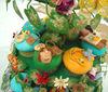 Detalle de los Cupcakes del pastel de Enredados