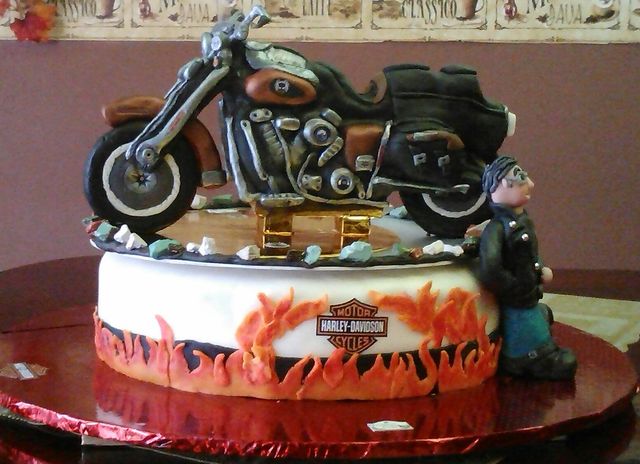 Pastel Harley Davidson 3D