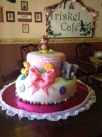 Pastel 3D animalitos Técnica Fondant suizo