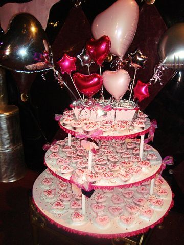 Torre de Cupcake Sweet Heart