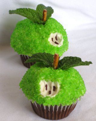 CUPCAKES MANZANA VERDE